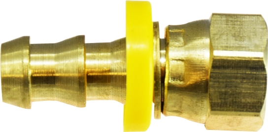 0.265 Pierce Smooth Brass 0.358 Inside Diameter 0.500 Length 0.020 Gauge Midland 32-501 Smooth Brass Hose Ferrule 